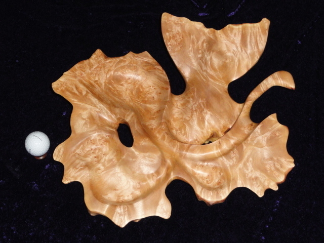 Oceanic Splendor - Birdseye Maple Whale Tail (SOLD)