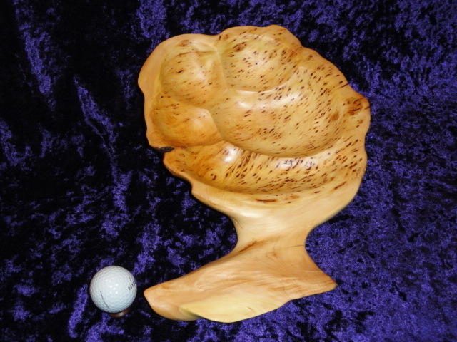 Birdseye Yellow Cedar Tree Bowl #1 - SOLD