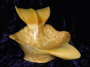 Birdseye Yellow Cedar Whale Tail Bowl - Donated CNIB