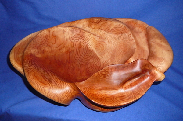 Calla Lily Bowl (Red Cedar) - View 1