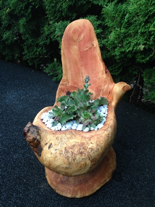 Fir Chair Planter