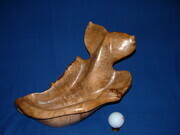Diving Whale Tail Bowl (Maple Driftwood) (SOLD)