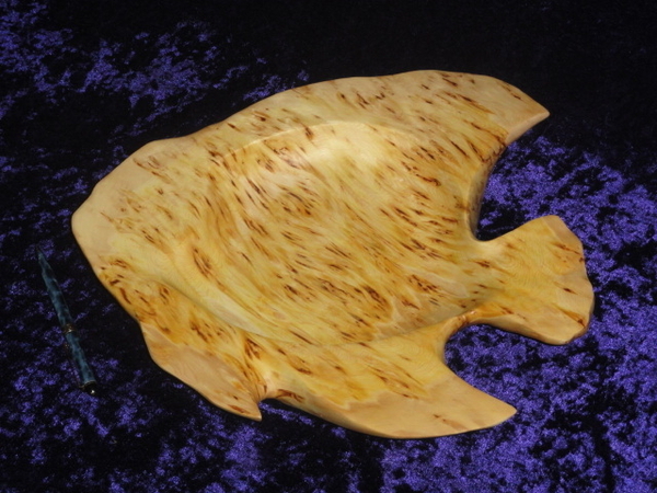 Golden Angel from Yellow Cedar Burl