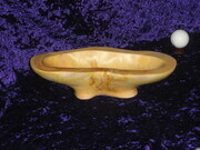 Exquisite Footed Bowl  - Yellow Cedar Burl - SOLD