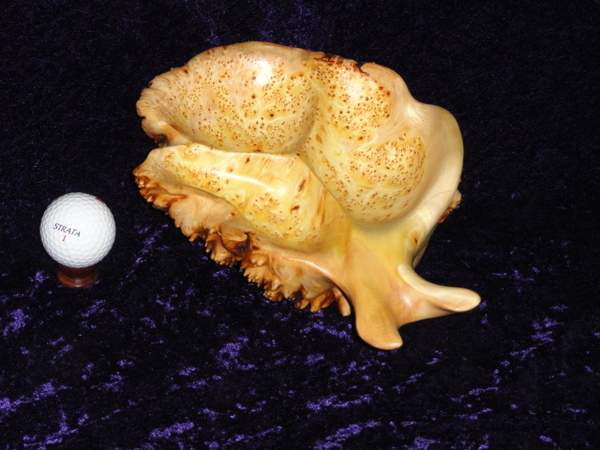 Fun & Functional Trio-Tree-o of Birdseye Yellow Cedar - SOLD