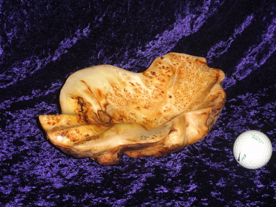 Hold Me - Birdseye Yellow Cedar Burl Bowl