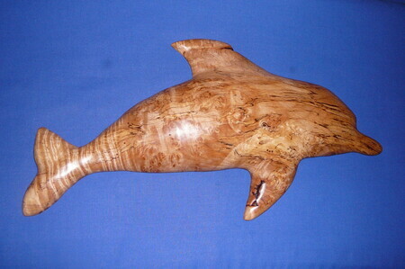 Maple Burl Dolphin