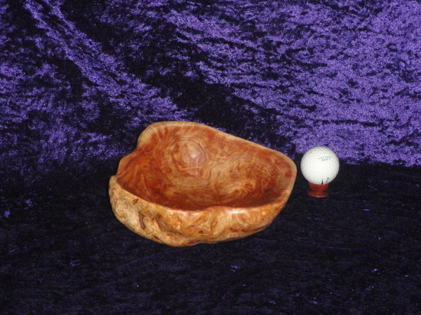 Red Beauty - Red Cedar Burl with Rays and Chetoyance - SOLD