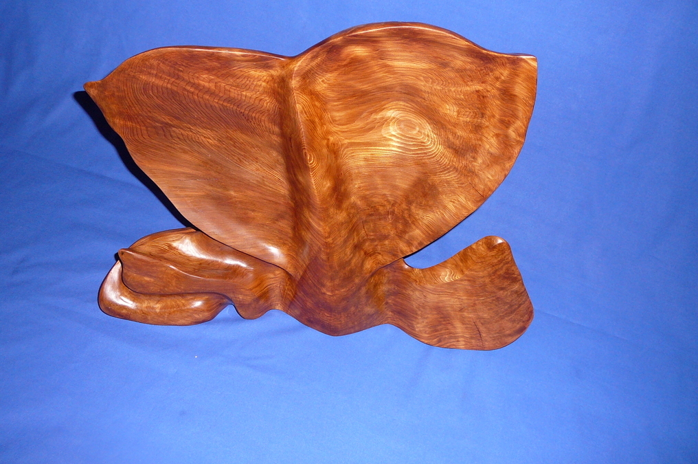 Red Old Growth Cedar Whale Tail (SOLD)