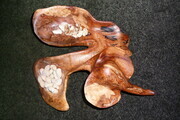 Spalted Maple Elephant Peanut Bowl