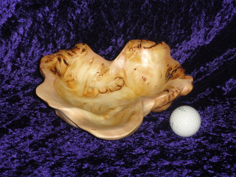 Tidal Pool - Yellow Cedar Burl Bowl