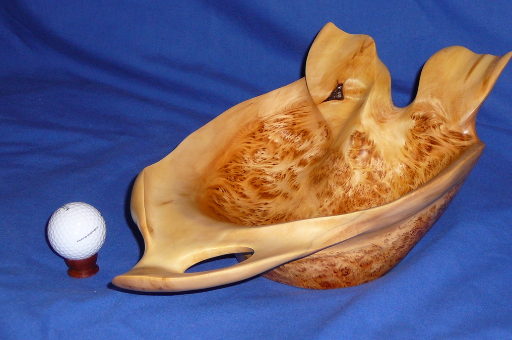 Yellow Cedar Split Whale Tail (SOLD)